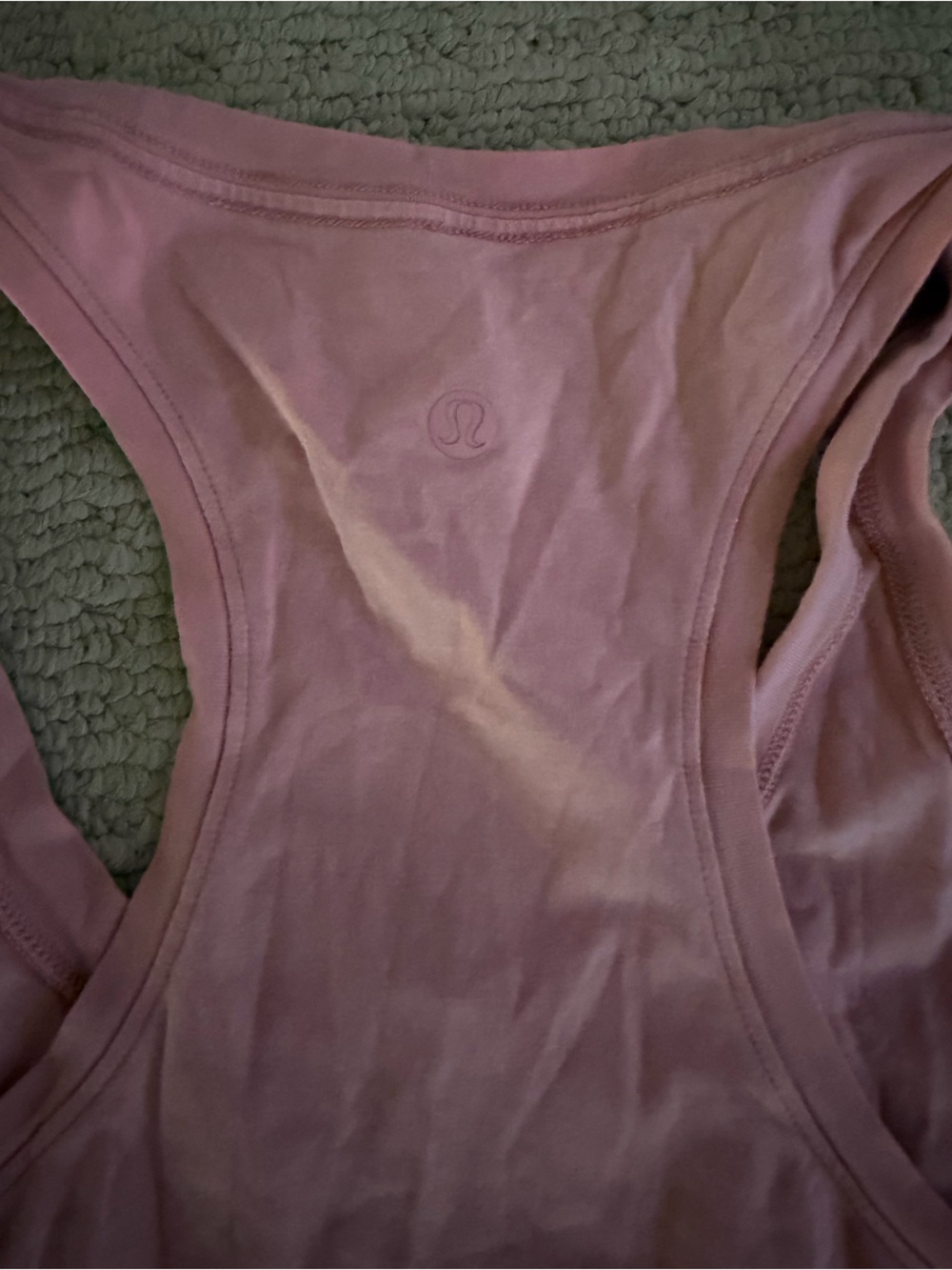 lululemon athletica Light Pink Ribbed Racerback Tank - Picture 2 of 3